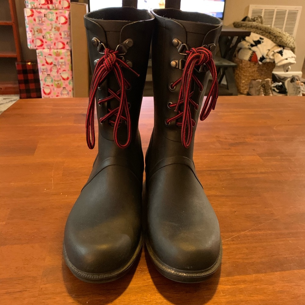 Black rain boots BUNDLE AND SAVE